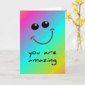 je bent geweldig kaart (Gele Bloem)