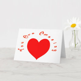 Je bent geweldig! kaart