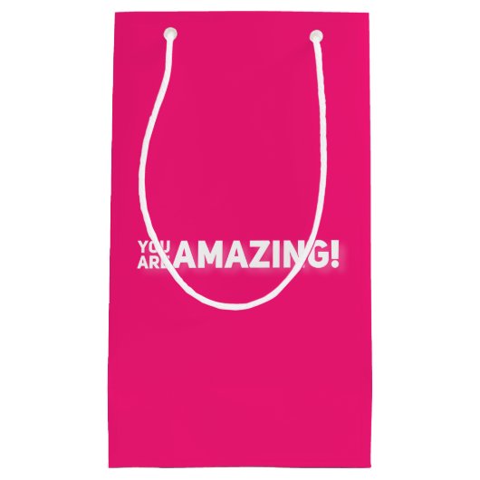 Je bent geweldig! klein cadeauzakje (Voorkant)