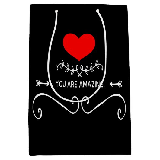 Je bent geweldig! medium cadeauzakje (Voorkant)