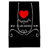 Je bent geweldig! medium cadeauzakje (Achterkant)