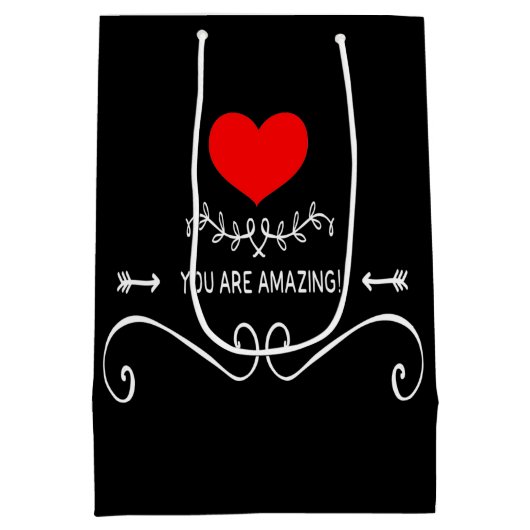 Je bent geweldig! medium cadeauzakje (Achterkant)