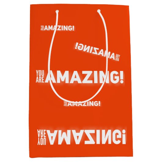 Je bent geweldig! medium cadeauzakje (Voorkant)