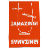Je bent geweldig! medium cadeauzakje (Achterkant)