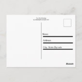 Je bent geweldig met rood hart briefkaart (Achterkant)