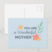 Je bent geweldig Moederdag | BRIEFKAART (Voorkant / Achterkant)