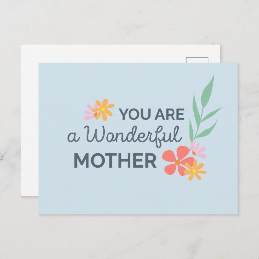Je bent geweldig Moederdag | BRIEFKAART (Voorkant / Achterkant)