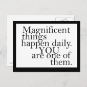 Je bent geweldig - Motivatie Briefkaart (Voorkant / Achterkant)