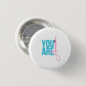 Je bent geweldig – Motiverende badge Ronde Button 3,2 Cm (Voorkant /achterkant)