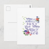 je bent geweldig net zoals je bent briefkaart (Voorkant / Achterkant)