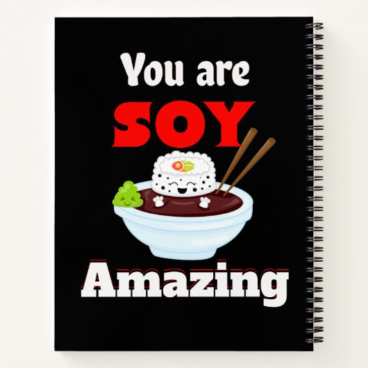 Je bent geweldig notitieboek (Achterkant)