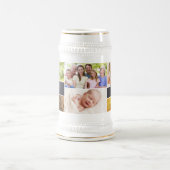 Je bent geweldig, opa! Aangepaste fotocollage Bierpul (Center)