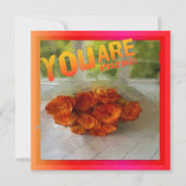 Je bent geweldig! Oranje en gele rozen notaris (Voorkant)