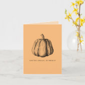 Je bent geweldig, pompoen - liefdeskaart kaart (Gele Bloem)