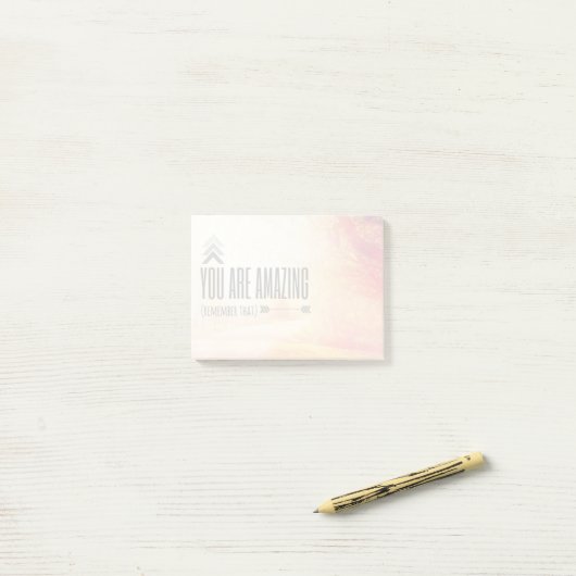 Je bent geweldig post-it® notes (Op bureau)