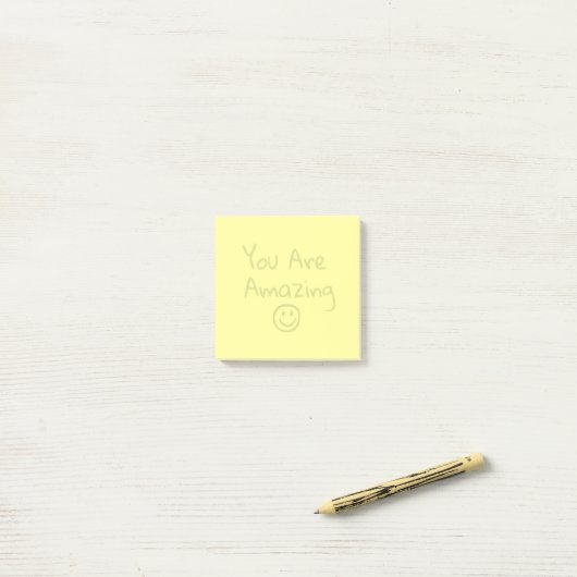 Je bent geweldig post-it® notes (Op bureau)