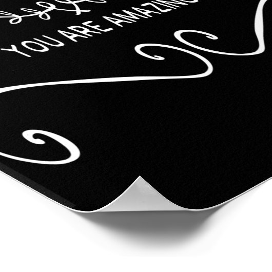 Je bent geweldig! poster (Hoek)