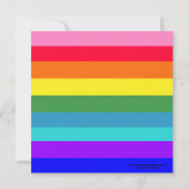 Je bent geweldig! Rainbow Heart Kaart (Achterkant)