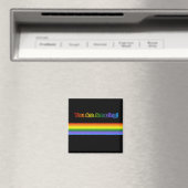 Je bent geweldig! Regenboog tekst Magneet (Insitu (Vaatwasser))