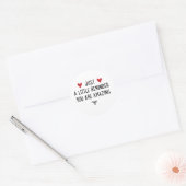 Je bent geweldig ronde sticker (Envelop)