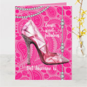 Je bent geweldig roze borstkanker ondersteuning kaart (Gele Bloem)