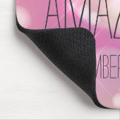 Je bent geweldig - Roze Glitter Inspirerend Quote Muismat (Hoek)