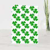 Je bent geweldig Shamrock Clover Irish Folie Wenskaart (Achterkant)