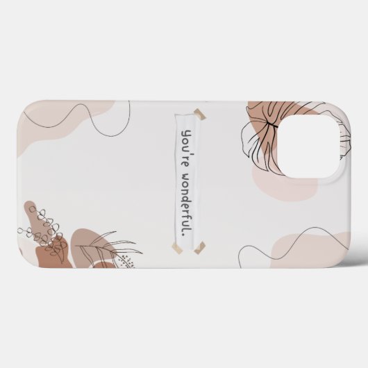 Je bent geweldig _ Telefoonhoesje Case-Mate iPhone Case (Achterkant (horizontaal))