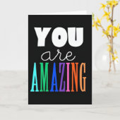 ** JE BENT GEWELDIG ** TIJD OM "JE" TE VIEREN KAART (Gele Bloem)