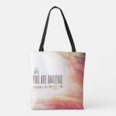Je bent geweldig tote bag (Achterkant)