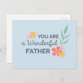 Je bent geweldig Vaderdag | BRIEFKAART (Voorkant / Achterkant)