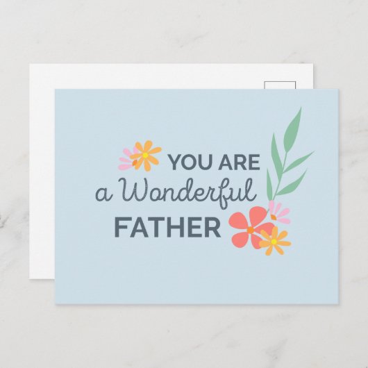 Je bent geweldig Vaderdag | BRIEFKAART (Voorkant / Achterkant)