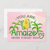 Je bent geweldig, vergeet dat nooit - Punny Gard Briefkaart (Voorkant / Achterkant)