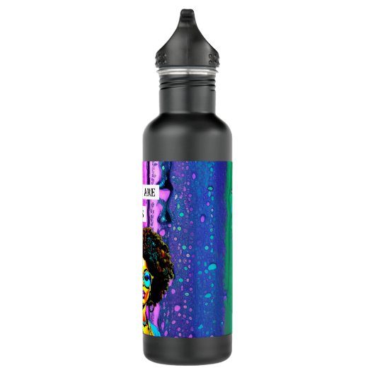 Je bent geweldig | Vrouw van kleur Waterfles (Rechts)