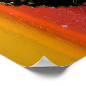 Je bent geweldig | Vrouw van Kleurrijke Kleur Poster (Hoek)