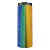 Je bent geweldig | Vrouw van Kleurrijke Kleur Thermosbeker (Achterkant)