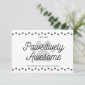 Je bent Geweldige Bedankkaart (Staand voorkant)