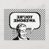 JE BENT GEWELDIGE BRIEFKAART (Voorkant)