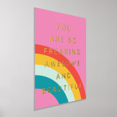 Je bent Geweldige Folie Afdrukken (Laagn)