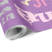 Je bent Geweldige Gepersonaliseerde Gift Wrap Roze Cadeaupapier (Rol Hoek)