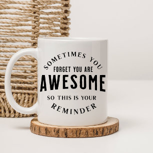 Je bent Geweldige Herinneringsgeschenk   verheffen Tweekleurige Koffiemok