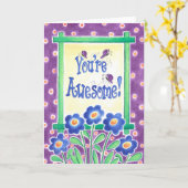 Je bent Geweldige Kaart (Gele Bloem)