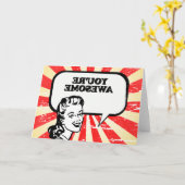 JE BENT GEWELDIGE KAART (Gele Bloem)