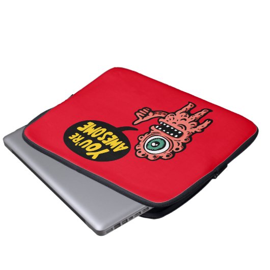 Je bent Geweldige Laptop Sleeve (Voorkant onderkant)