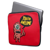 Je bent Geweldige Laptop Sleeve (Voorkant Links)