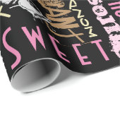 Je bent Geweldige! Naam woorden patroon Cadeaupapier (Rol Hoek)