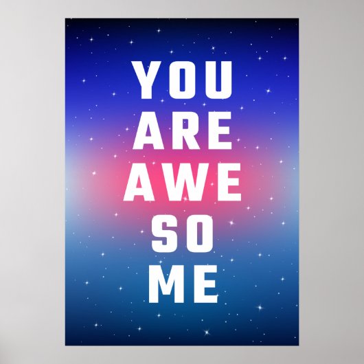 Je bent geweldige poster (Voorkant)