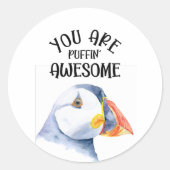 je bent geweldige ronde sticker (Voorkant)