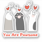 Je bent geweldige | vervelend sticker (Voorkant)