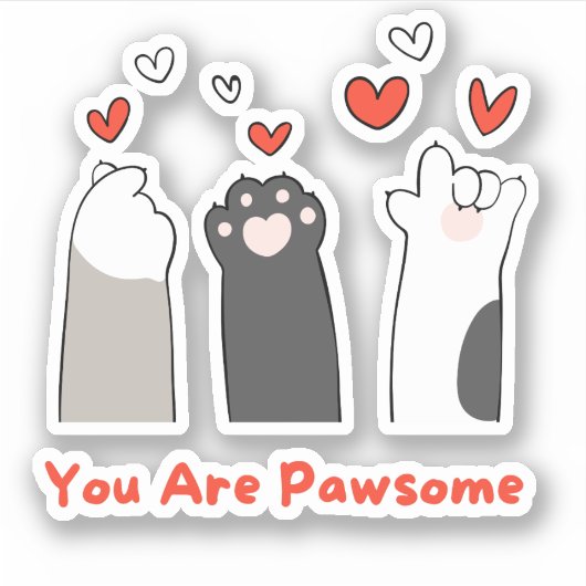 Je bent geweldige | vervelend sticker (Voorkant)